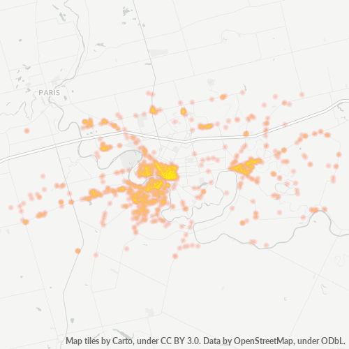 N3T Business Density Heatmap