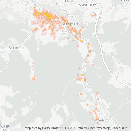 Heatmap für plz 58091