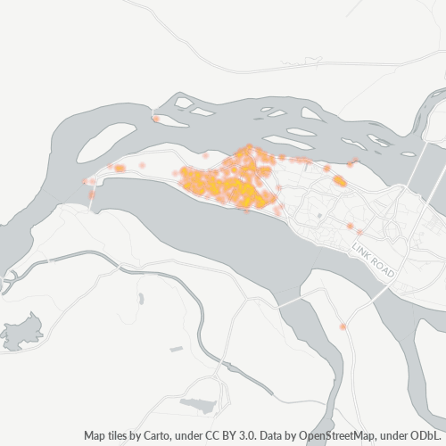 753014 Business Density Heatmap