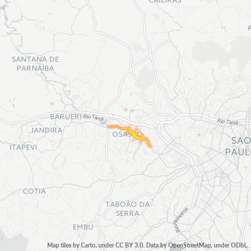 06090-000 Mapa de calor de densidad empresarial