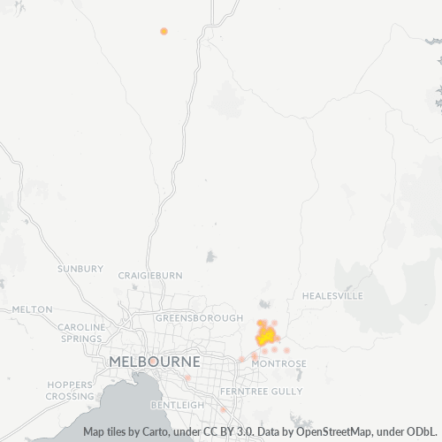 3116 Business Density Heatmap