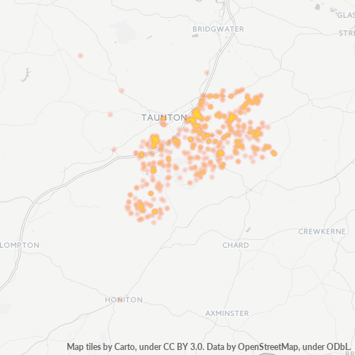 TA3 Business Density Heatmap
