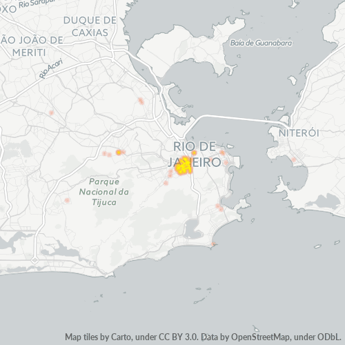 20270-000 Mapa de calor de densidad empresarial