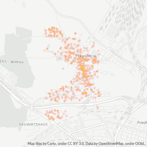 70439 Standortdichte-Heatmap