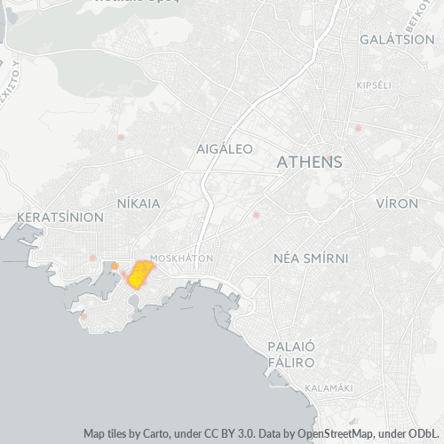 185 32 Χάρτης θερμότητας πυκνότητας επιχείρησης