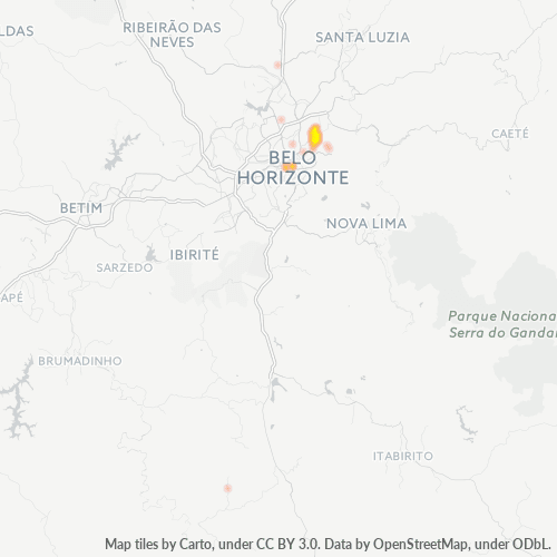 31080-000 Heatmap de Densidade da Empresa