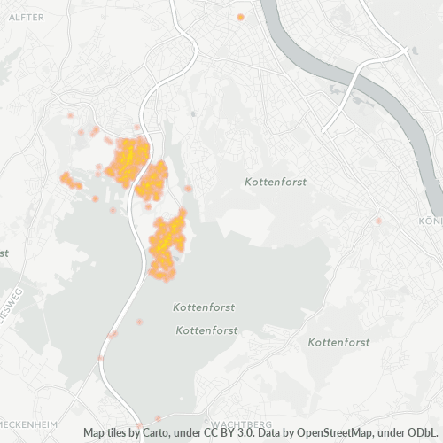 53125 Standortdichte-Heatmap