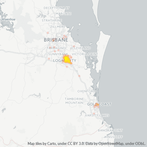 4127 Business Density Heatmap