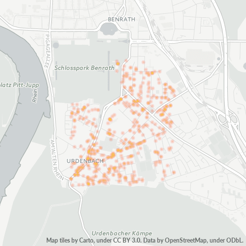40593 Standortdichte-Heatmap