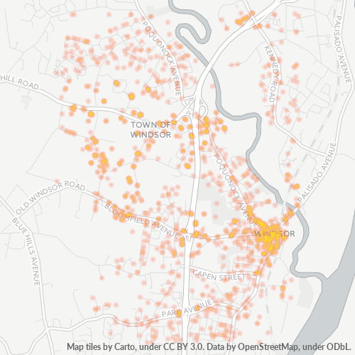 06095 Business Density Heatmap
