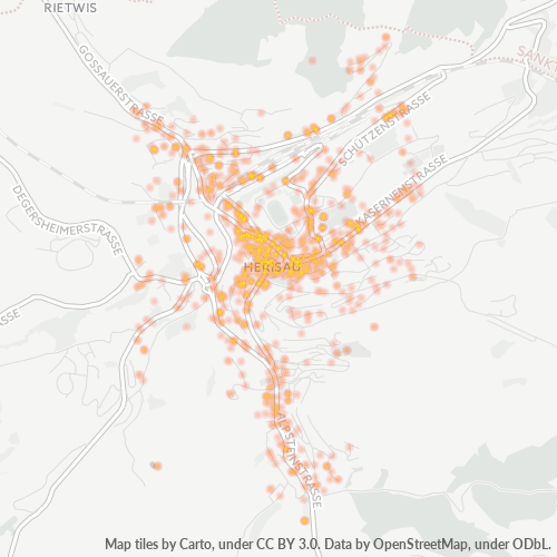 9100 Thermocarte de densité d'activité