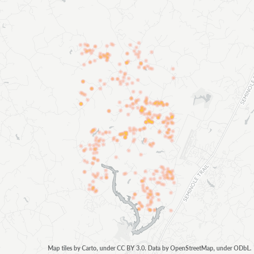 22936 Business Density Heatmap