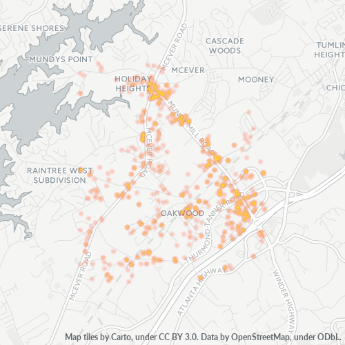 30566 Business Density Heatmap