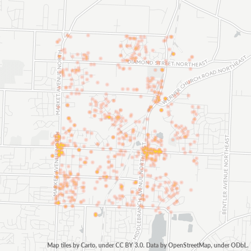 44721 Business Density Heatmap