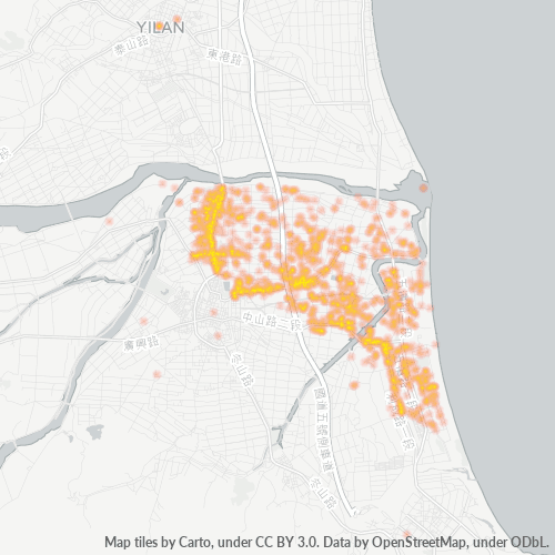 268 商業密度熱圖
