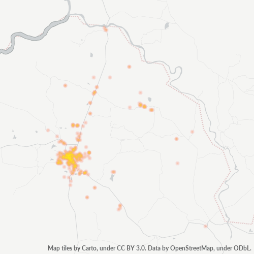 441601 Business Density Heatmap