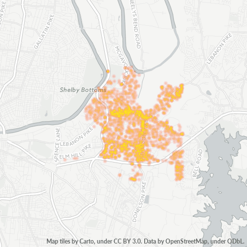 37214 Business Density Heatmap