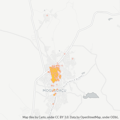 13847-000 Mapa de calor de densidad empresarial