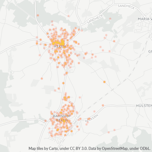 48734 Standortdichte-Heatmap