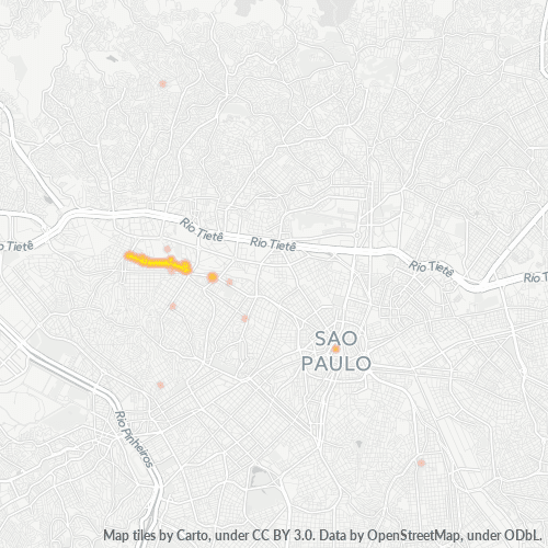 05033-000 Heatmap de Densidade da Empresa