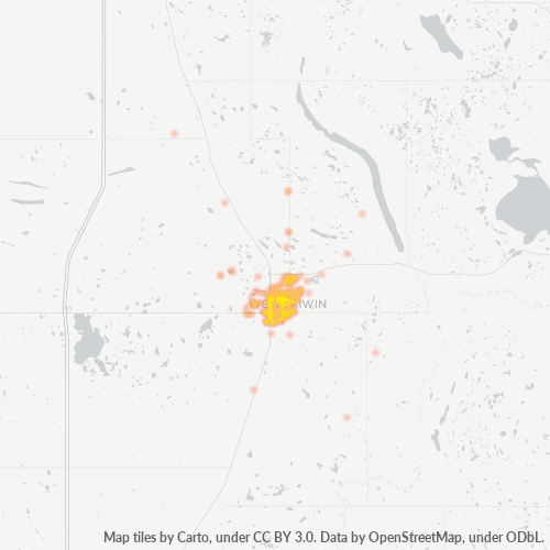T9A Business Density Heatmap