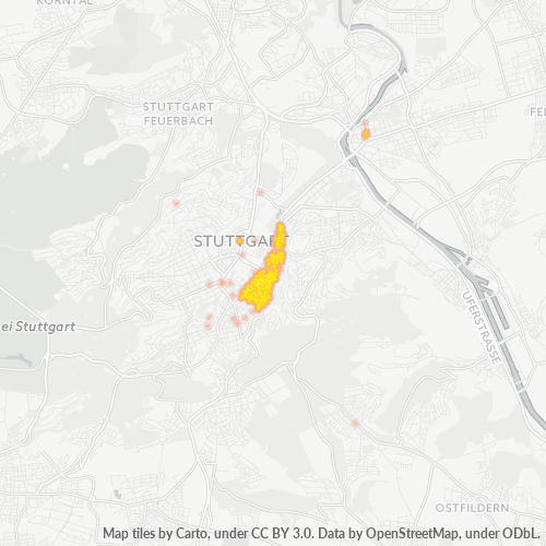 70182 Standortdichte-Heatmap