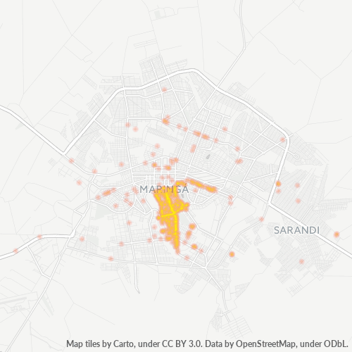 87010-000 Heatmap de Densidade da Empresa