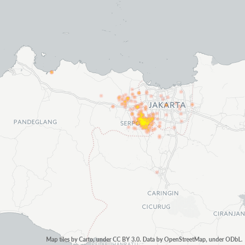 15414 Peta Panas Densitas Bisnis