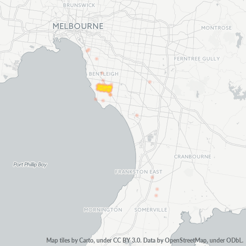 3190 Business Density Heatmap