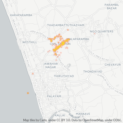 673020 Business Density Heatmap