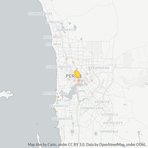 6006 Business Density Heatmap