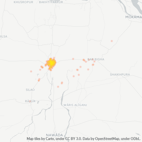 803101 Business Density Heatmap