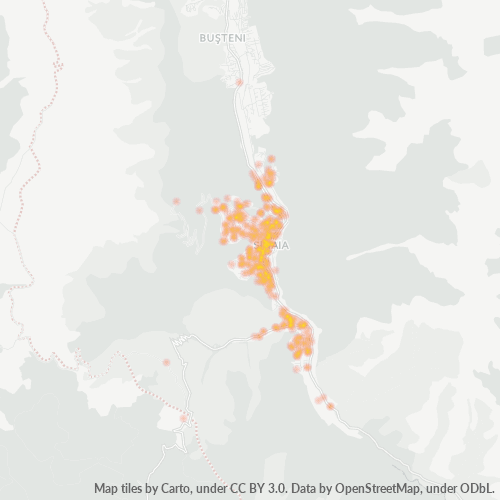 106100 Harta calorică cu densitatea activității economice