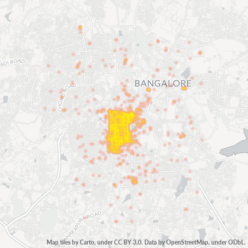560004 Business Density Heatmap