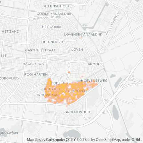 5021 Heatmap Bedrijfsdichtheid
