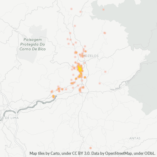 4970 Heatmap de Densidade da Empresa