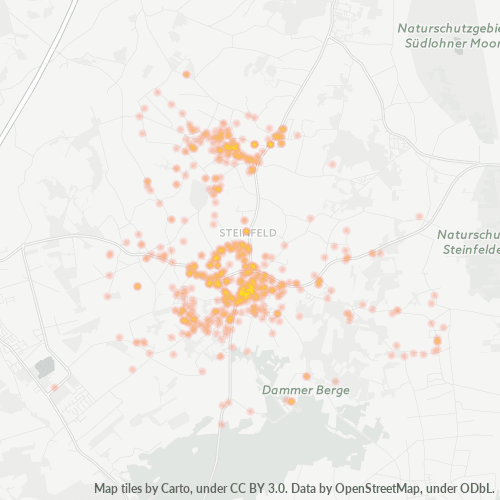 49439 Standortdichte-Heatmap