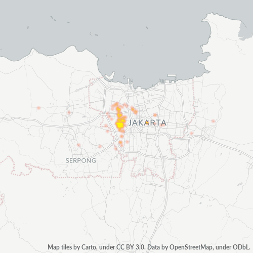11560 Peta Panas Densitas Bisnis