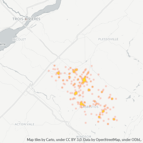 J0A Business Density Heatmap