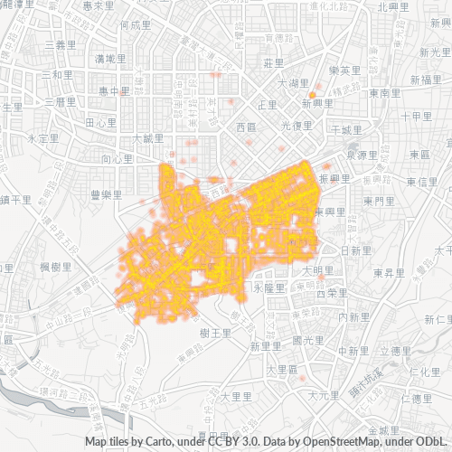 402 商業密度熱圖