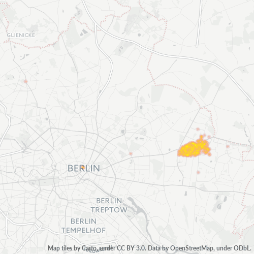 Heatmap für plz 12685