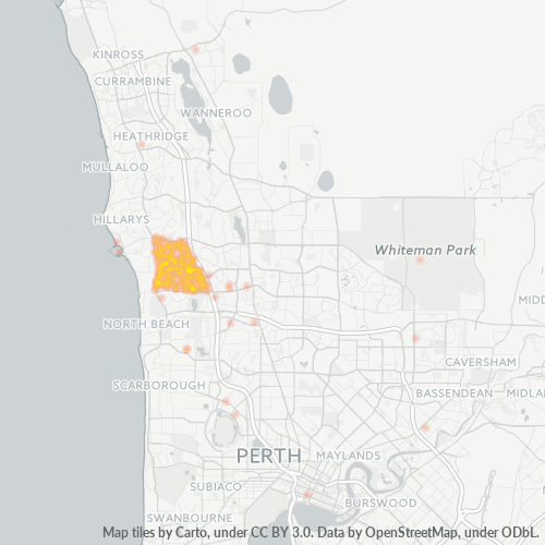 6023 Business Density Heatmap
