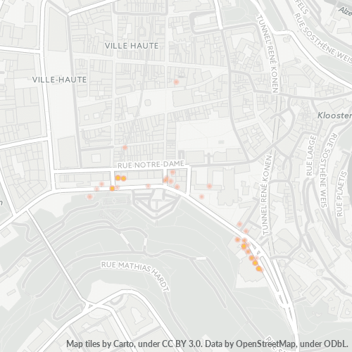 2450 Business Density Heatmap