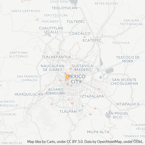 11370 Mapa de calor de densidad empresarial