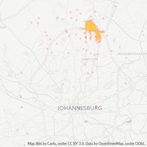 2157 Hittekaart vir Besigheidsdigtheid