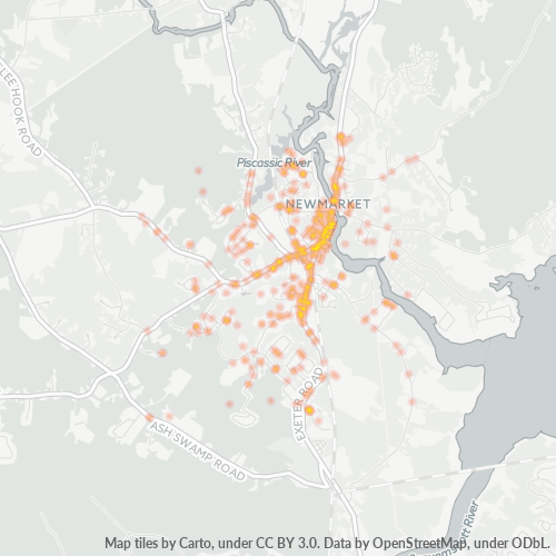 03857 Business Density Heatmap