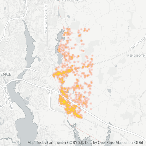 02771 Business Density Heatmap