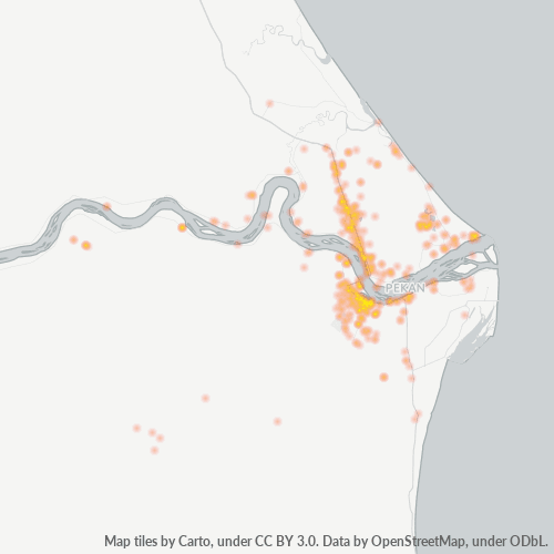 26600 Business Density Heatmap