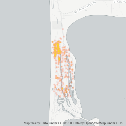 98569 Business Density Heatmap