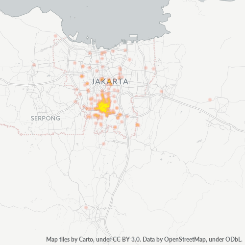 12540 Peta Panas Densitas Bisnis